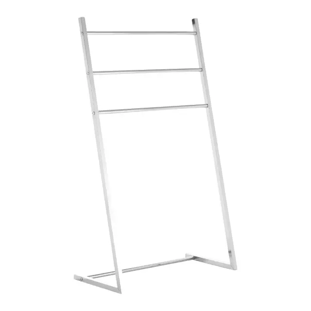 3 Arm Chrome Towel Stand