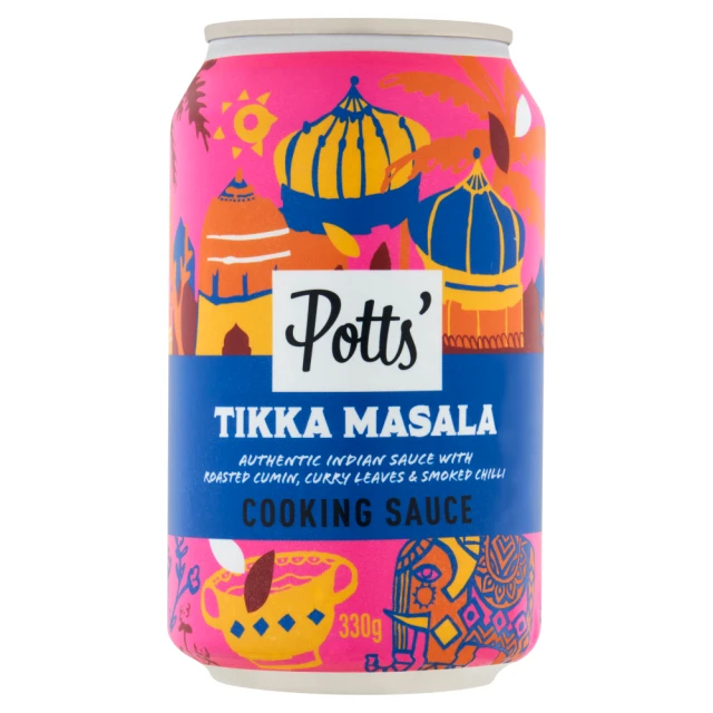 Potts - Tikka Masala Curry Sauce in a Can - 330g