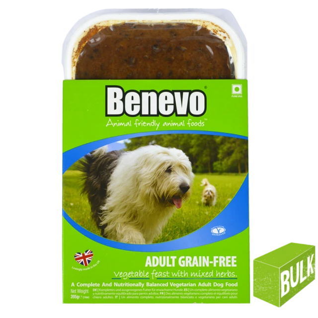 BENEVO - Grain-Free Vegetable Feast - Complete Wet Vegan Dog Food - 395G
