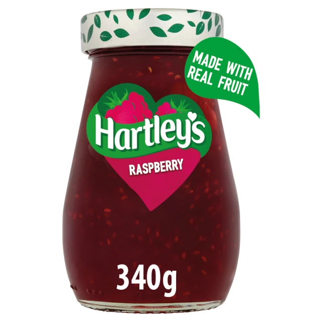 Hartley's Best Raspberry Jam 340G