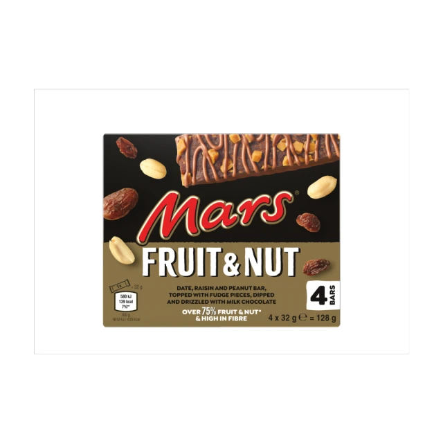 Mars Triple Treat Fruit, Nut & Chocolate Snack Bars 4 Pack 128g