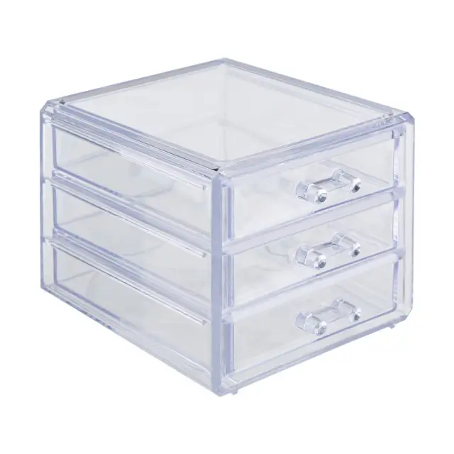 Beauty Cosmetic Organiser with 3 Drawers
