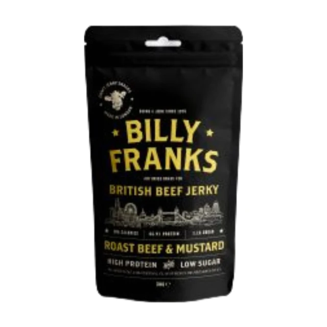 Billy Franks - Roast Beef & Mustard Jerky - 30g