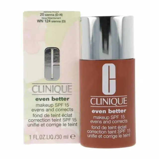 Clinique Even Better Makeup SPF15 Foundation - 30ml - WN 124 Sienna