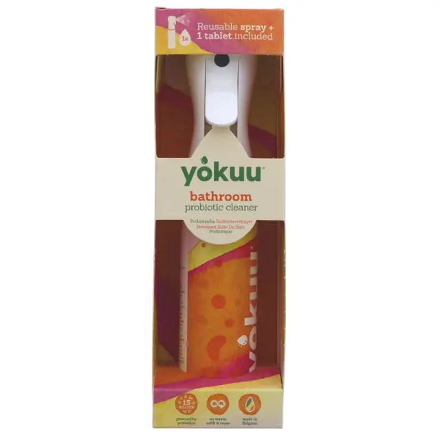 YOKUU - Bathroom Cleaner Starter Kit - 1 Pearl, 1 Refillable bottle - STARTER