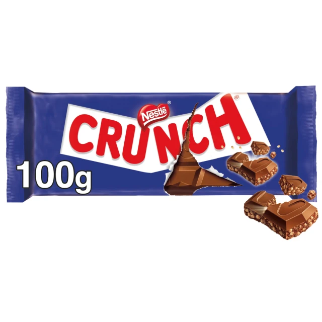 Nestle Crunch Bar Milk Chocolate 100G