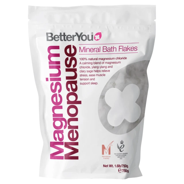 BetterYou Magnesium Menopause Mineral Bath Flakes 750g