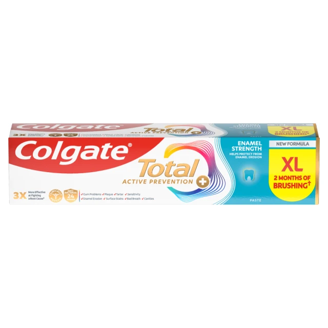 Colgate Total Active Prevention + Enamel Strength Toothpaste 125ml