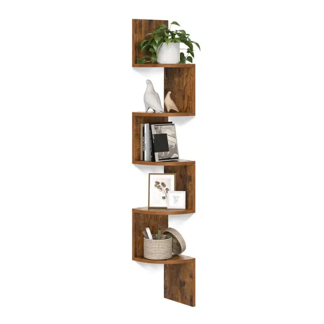 VASAGLE Bookcase, 20x20x126cm, Wear-resistant