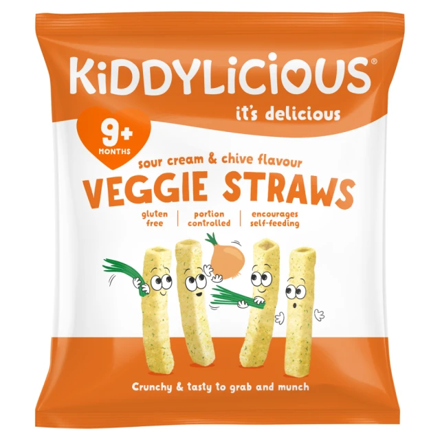 Kiddylicious Sour Cream & Chive Lentil Crisps 9+ Months