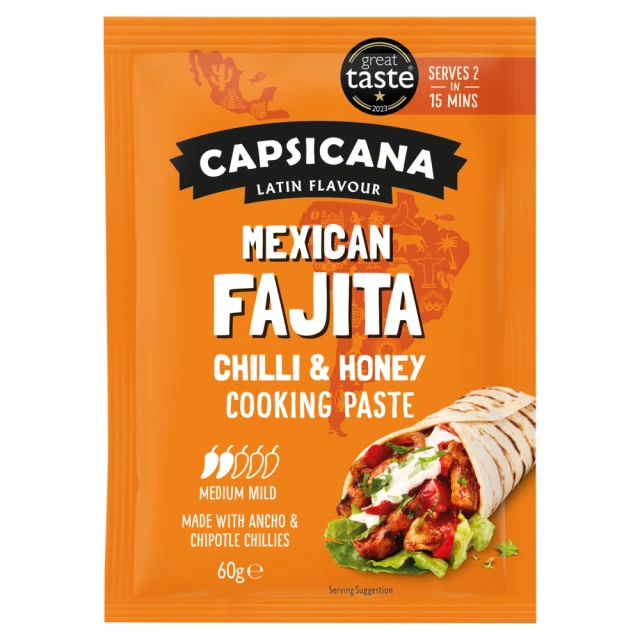 Capsicana Mexican Fajita Chilli & Honey Paste 60G