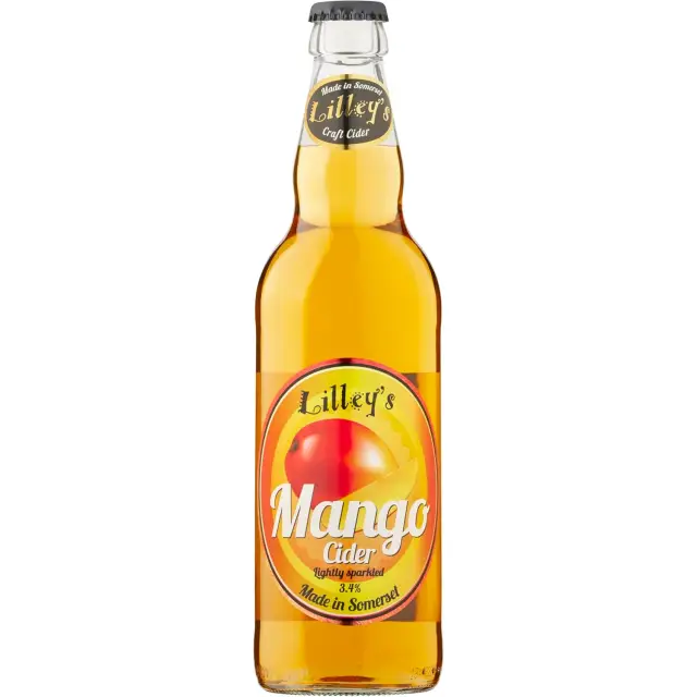 Lilley'S Mango Cider Lightly Sparkled 500Ml (Abv 3.4%)