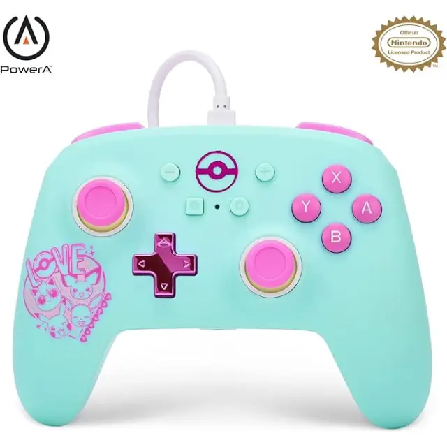 PowerA - Enhanced Wired Controller - Pokemon - Sweet Friends (Nintendo Switch Licensed)