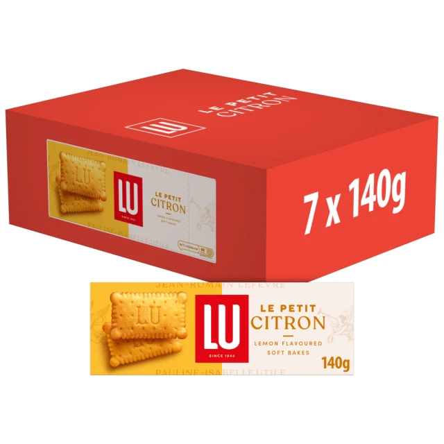 Lu Le Petit Citron Lemon Flavoured Soft Bakes 140G