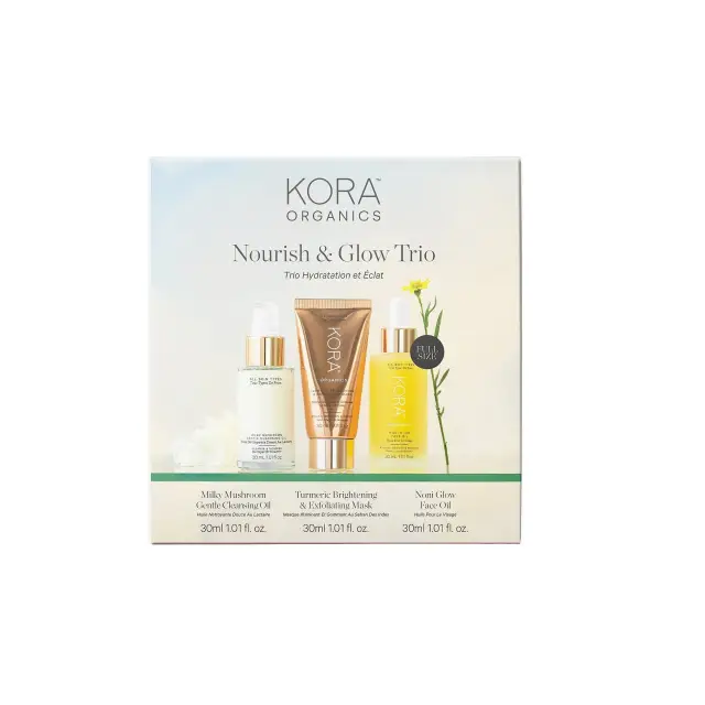 KORA Organics Nourish and Glow Trio Hydration Gift Box
