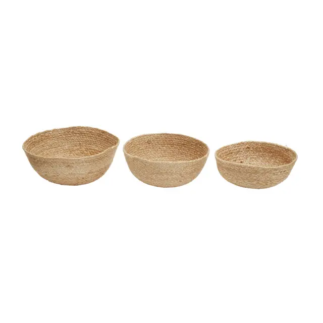 Lidi Set Of Three Jute Baskets
