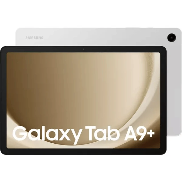 Samsung Galaxy Tab A9+ Android Tablet, 64GB Storage, Large Display, 3D Sound, Graphite, Silver (HK Version)