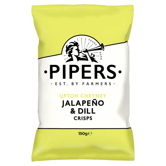 Pipers - Upton Cheney Jalapeno & Dill Crisps - 150g