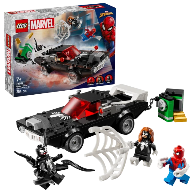 LEGO Marvel 76309 Spider-Man vs. Venom Muscle Car Set