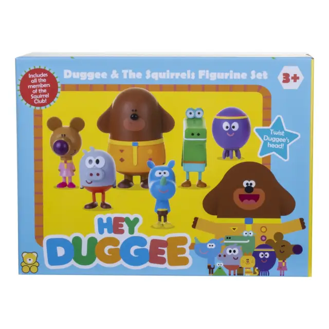Hey Duggee Duggee & the Squirrels Figurine Set