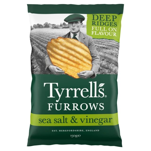 Tyrrells Sea Salt and Cider Vinegar - 150G
