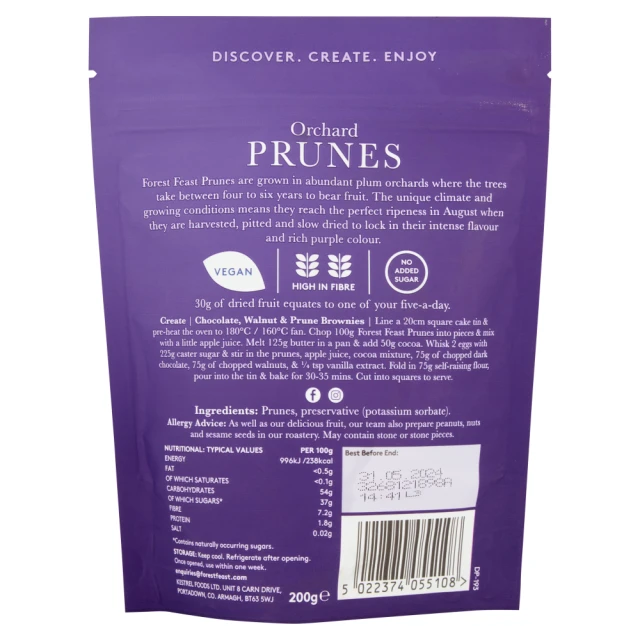 Forest Feast - Orchard Prunes 200g