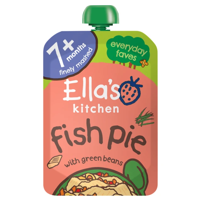 ELLA'S KITCHEN FISH PIE WITH PARSLEY FROM 7 MONTHS 130G