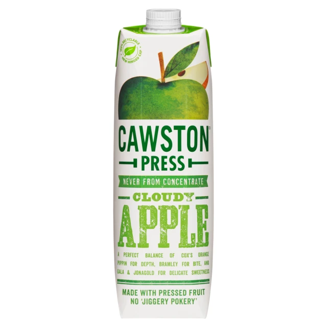Cawston Press - Cloudy Apple Juice - 1L