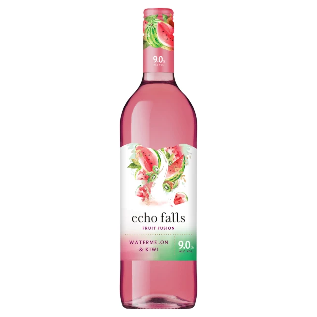 Echo Falls Fruit Fusion Watermelon & Kiwi 75Cl (Abv 9%)