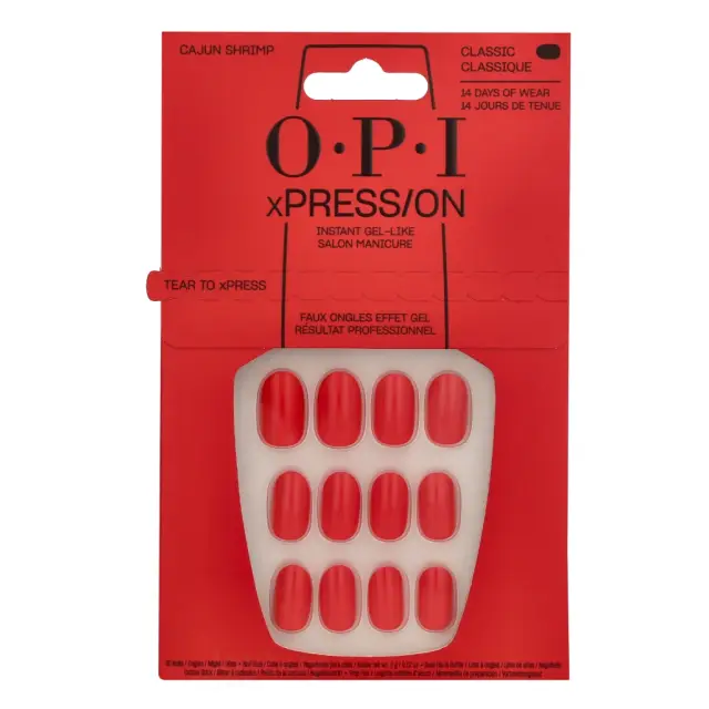 OPI Xpress/On Nail Art 30 pieces - Cajun Shrimp