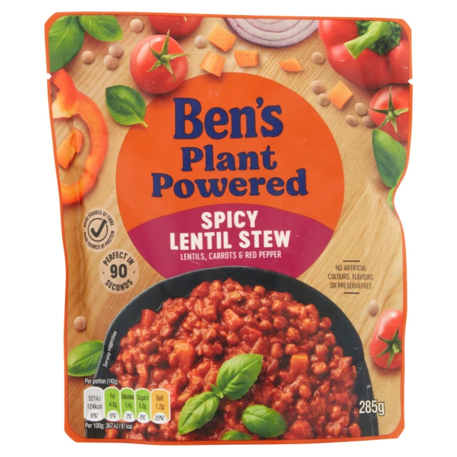 Ben's Plant Powered Spicy Lentil Stew 285G
