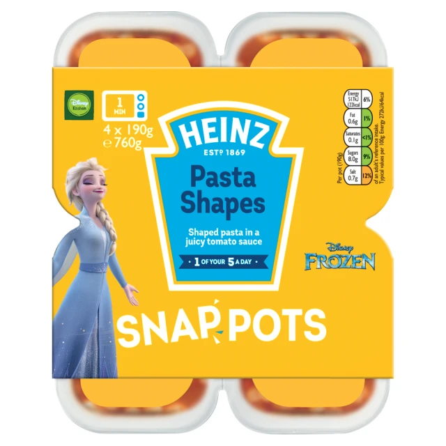 Heinz Disney Frozen Snap Pot 4 x 190g
