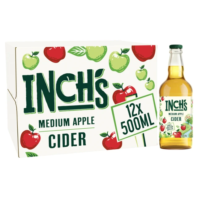 Inch'S Medium Apple Cider 500ml (Abv 4.5%)