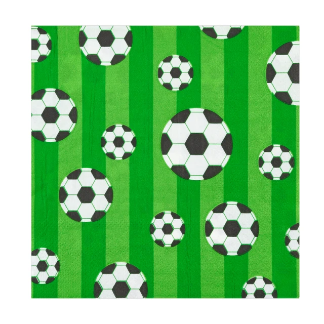 NUTMEG FOOTBALL NAPKIN 20PK