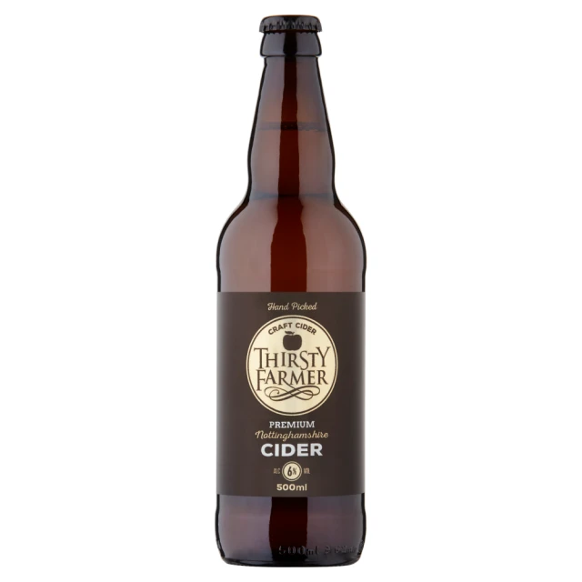 Thirsty Farmer Premium Nottinghamshire Cider 500ml (Abv 6%)