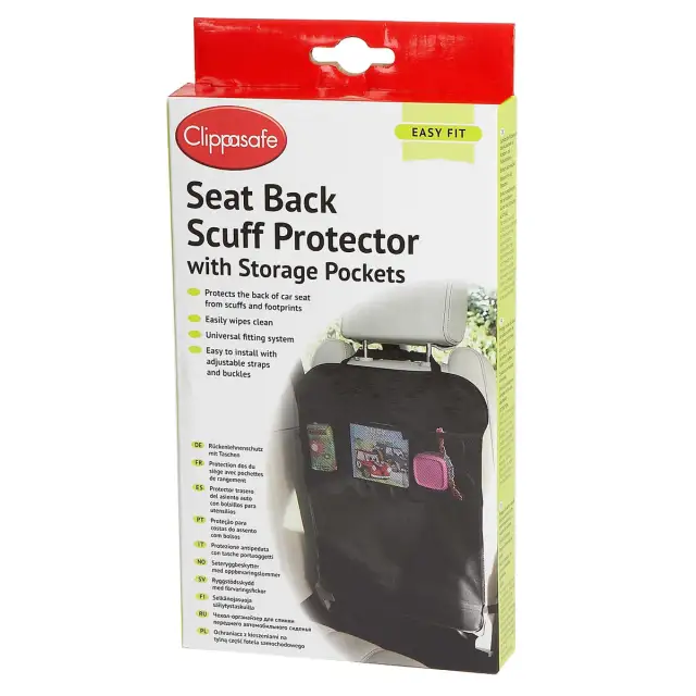 Seat Back Scuff Protector with Storage Pockets (59)
