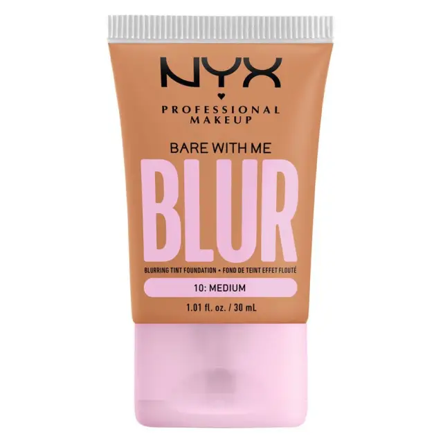 NYX Professional Makeup Bare With Me Blur Tint Foundation 10 Medium