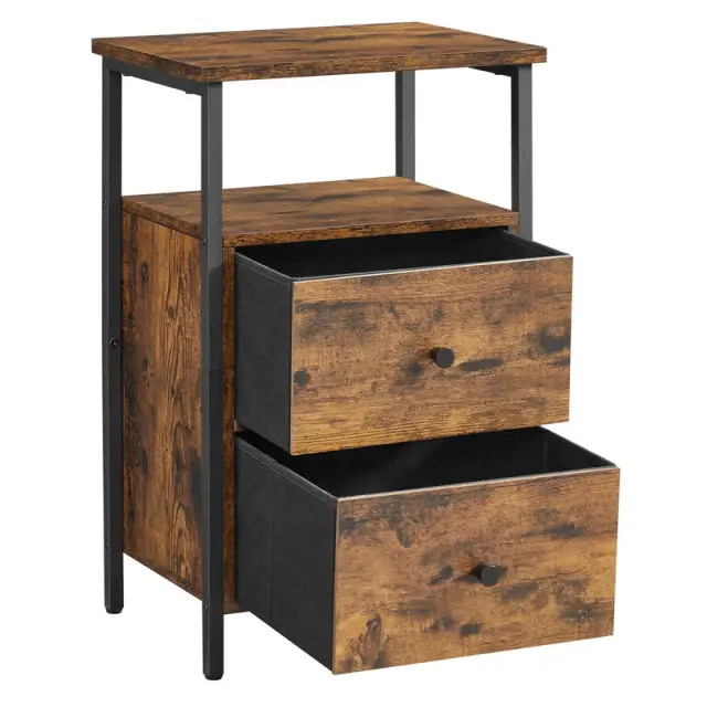 VASAGLE End Table, 38x28x60cm