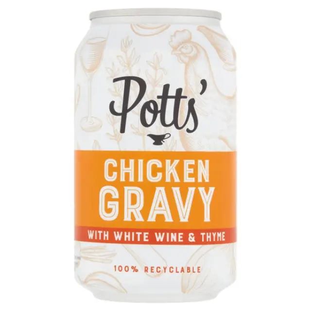Potts - Chicken, White Wine & Thyme Gravy Can - 330g