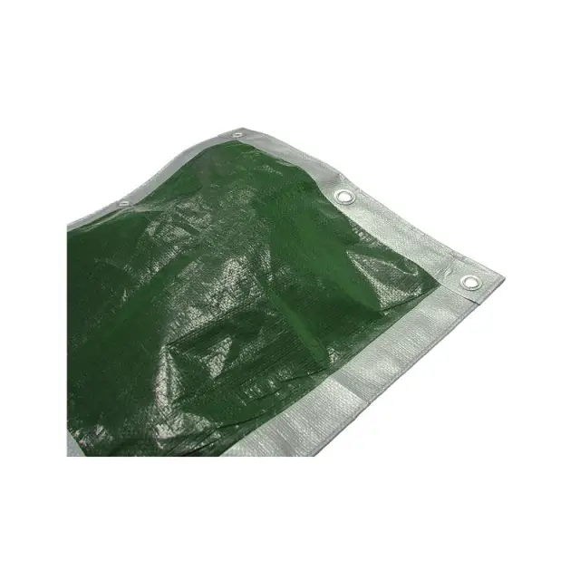 FAI/FULL TARPAULIN (EYE) GREEN/SIL 12FT X 9FT