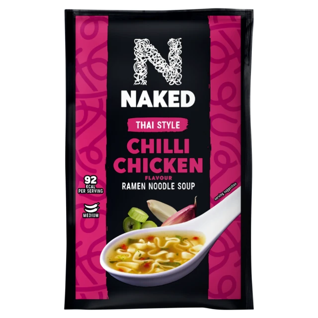 Naked Noodle Ramen Noodles Thai Chilli Chicken Soup 25g