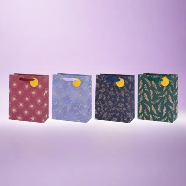 MIKIREI Medium Gift Bag - Classic, Pack of 8