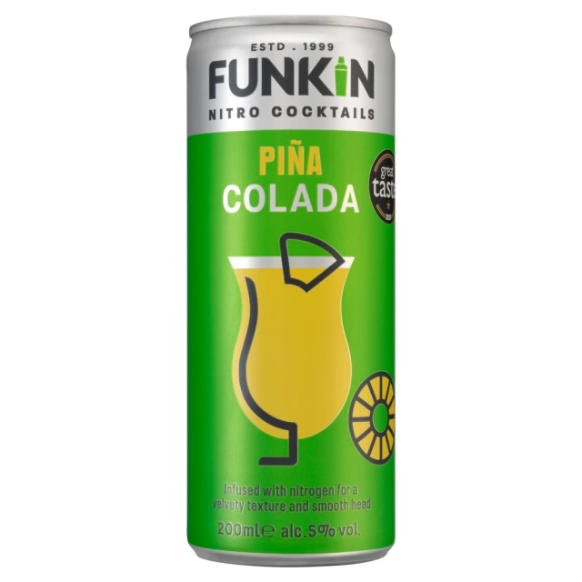 Funkin Nitro Cocktails Pina Colada 200Ml (Abv 5%)