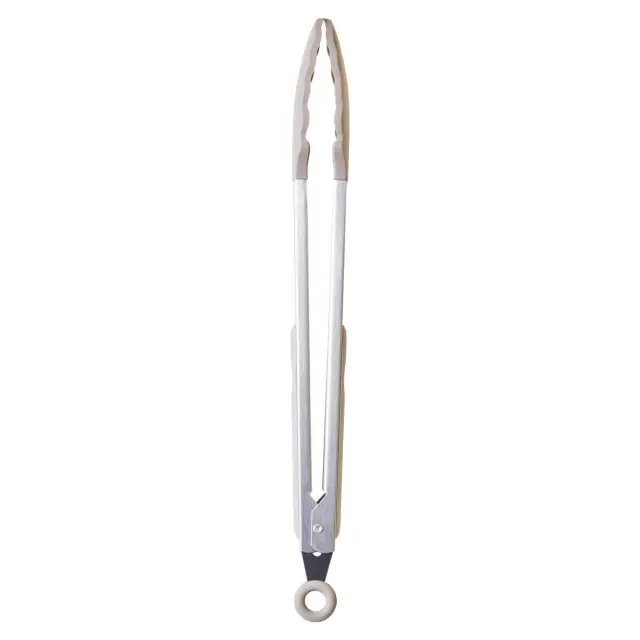 Nova Natural Stone Silicone And Stainless Steel Tongs