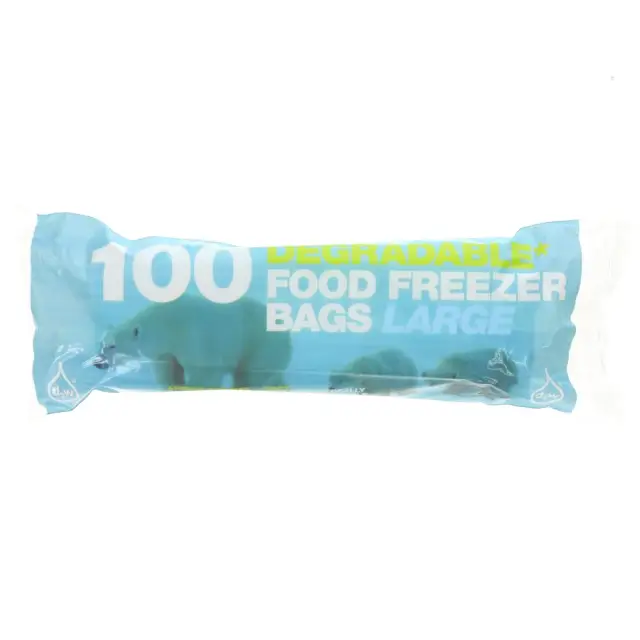 D2W - Freezer Bags Large 10L - 100% Degradable, 225x355mm - 100 BAG