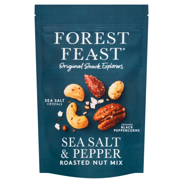 Forest Feast Sea Salt & Black Peppercorn 120g