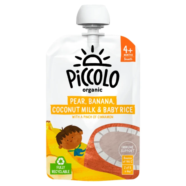 Piccolo Banana Coconut & Baby Rice 100g
