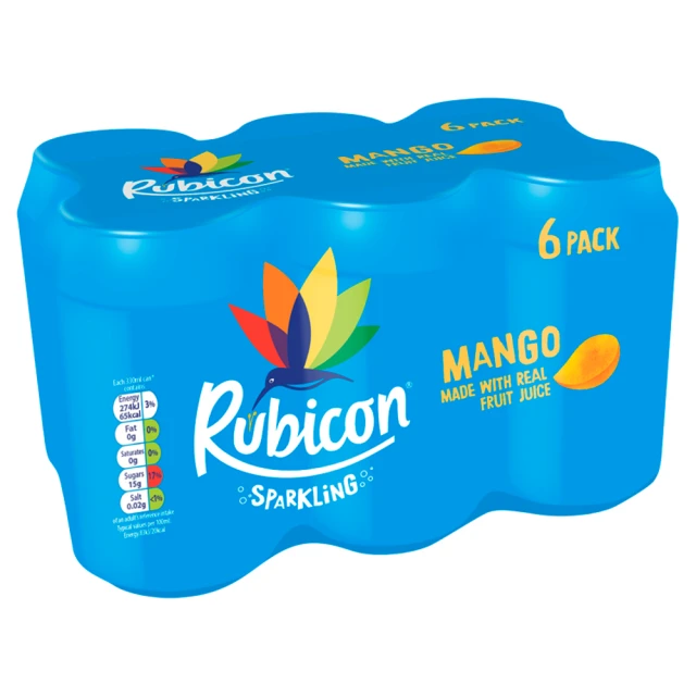 Rubicon Sparkling Mango 6 X 330Ml