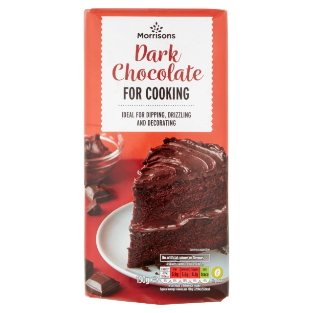 Morrisons Dark Cooking Chocolate 150G