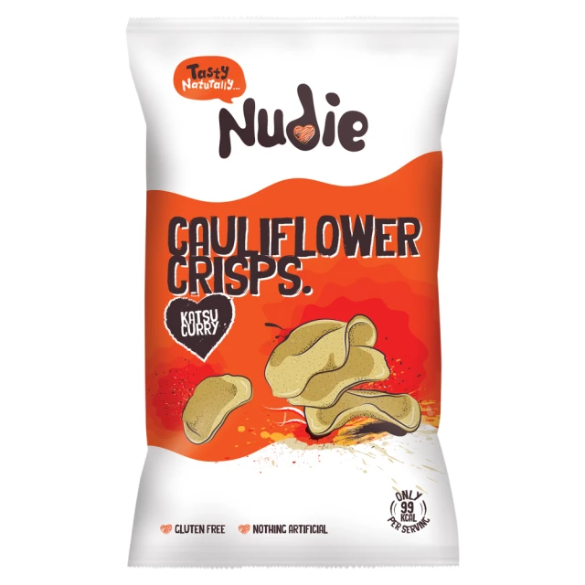 Nudie - Katsu Curry Cauliflower Crisps - 80g